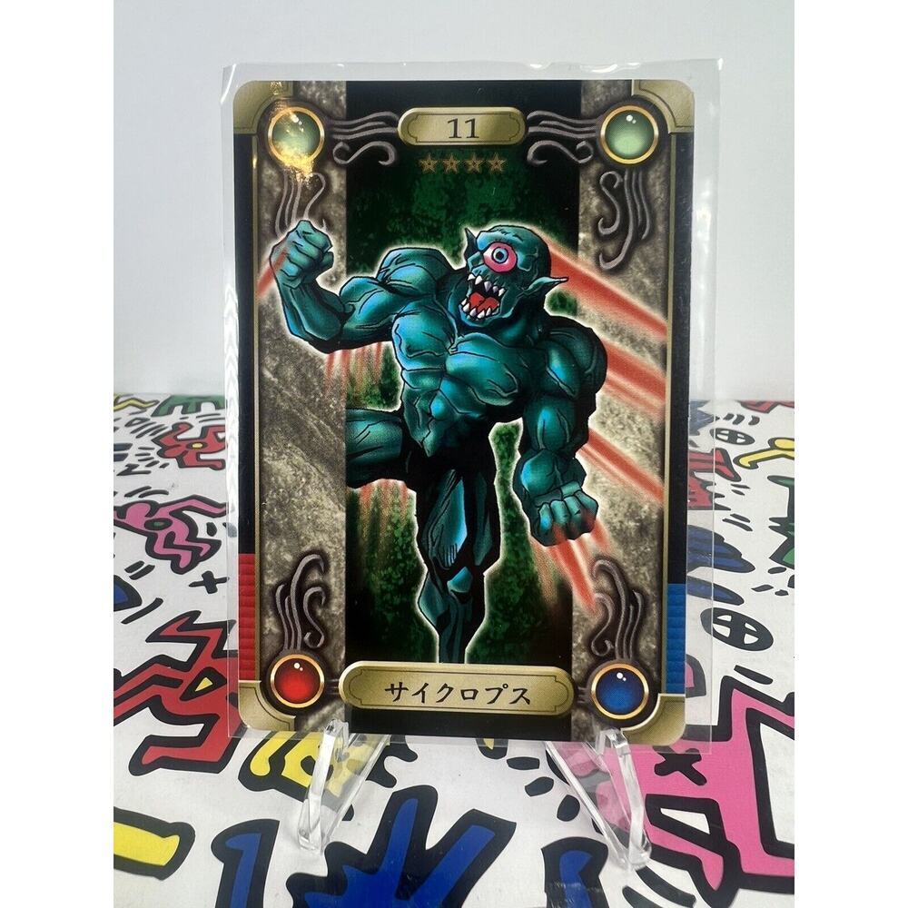 Yu-Gi-Oh! 1999 Bandai Sealdass No‎ 11 Hitotsu-Me Giant Japanese Cyclops